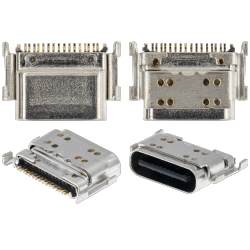 ESOURCE PARTS Replacement Charging Port Soldering Required - 16 Pin - Type C - 4 Anchor Points (C297)