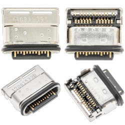 ESOURCE PARTS Replacement Charging Port Soldering Required - 26 Pin - Type C - 4 Anchor Points (C409)