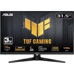 ASUS Refurbished (Excellent) - Tuf 31.5" Qhd 170Hz 1Ms Va Led Freesync Gaming Monitor (Vg32Aqa1A)