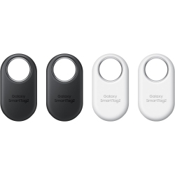 SAMSUNG Galaxy Smarttag2 (2 Black & 2 Cad Warranty) - Ip67 Water Resistant Bluetooth Tracker, Nfc Tag, Phone, Luggage, Pet, Key Finder In White