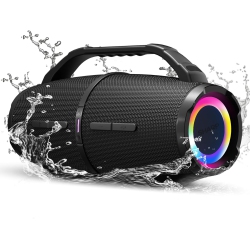 SHARP Waterproof Bluetooth Speaker With Dsp Technology-Black
