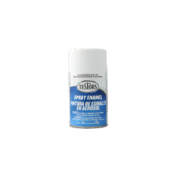 TESTORS Spray Enamel Paint: Flat (3 OZ.) (Tes1258) In White