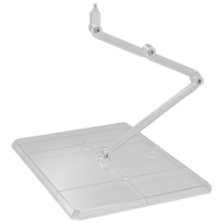 BANDAI Gundam Action Base 8 1/100 Scale Stand: Clear Color