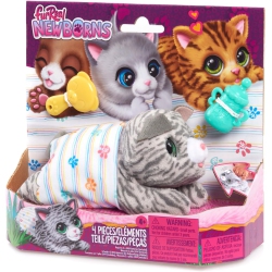 FURREAL Newborns Kitty Interactive Pet, Small Plush Stuffed Animal Cat With Sounds And Movement