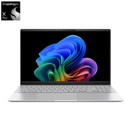 ASUS Vivobook S 15 OLED 15.6" Copilot+ PC Laptop - Cool Silver (Snapdragon X Plus/16GB RAM/512GB SSD)