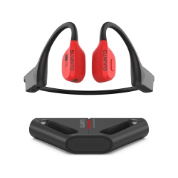 SUUNTO Wing Open-Ear Bone Conduction Bluetooth Wireless Sport Headphone With Charging Stand - In Red