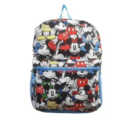 MICKEY MOUSE All-Over Print 16" Kids School Shoulder Backpacking Backpack