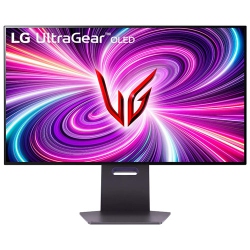 LG - Ultragear 32" 4K Ultra HD 240Hz 0.03Ms Gtg Curved Oled Led G-Sync Freesync Gaming Monitor (32Gs95Ue-B) - In Black