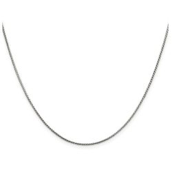 GEM AND HARMONY 20 Inch Sterling Round Franco Chain In (1.00Mm) In Silver