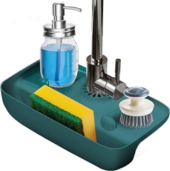 TRENDYLIS Silicone Sink Caddy Organizer Tray