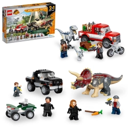 LEGO Jurassic World Dino Combo Pack Toy | 2 In 1 Triceratops And Velociraptor Gift Set | 66774 | 76946 & 76950
