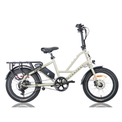 EVERYDAY - Easyhaul By ® Mint-Condition. Step-Through Foldable Electric Cargo Bike, Short Tail (Throttle And Pedal Assist Up to 65 Km Range / Max