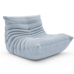 LIVINVELURIS Bean Bag Chair & Lounger Sofa - In Sky Blue