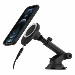 OTTERBOX Wireless Charger Dash & Windshield Mount | In Black
