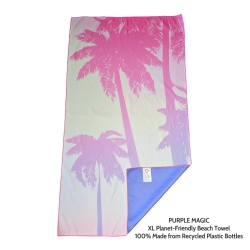 ROAM 100% Sustainable Eco-Friendly Xl Beach Towel Grs Certified | Magic In Purple
