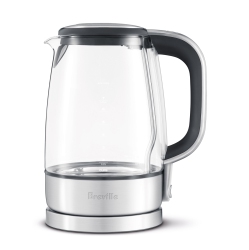 BREVILLE Usa Bke595Xl The Crystal Clear Electric Kettle, 2.3, Glass