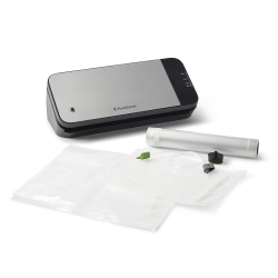 FOODSAVER Select Vacuum Sealer Machine Starter Kit With Vacuum Seal Storage Bags & Rolls Stainless Steel Vs2120