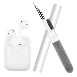 HLD Bluetooth Earbuds Cleaning Pen for Airpods Pro 1 2 3 Samsung Mi Android Earbuds, 3 In 1 Compact Multifunctional Headphones Case Cleaning Tools \w