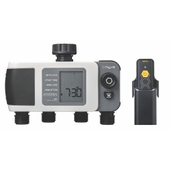 ORBIT 24639 B-Hyve Xd 4-Port Smart Hose Watering Timer With Wi-Fi Hub In Gray
