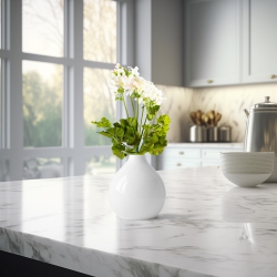 ALLSTATE Geranium Artificial Floral Spray - 19" - And Pink In White