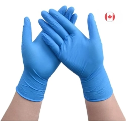 GENER 100PCs Disposable Nitrile Gloves - 6 Mil Durable, Waterproof Household Cleaning Gloves for Kitchen, Tattoo, Hair Dyeing, Pet Care, Beauty