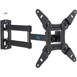 GENER Full Motion Tv Monitor Wall Mount Bracket - Articulating Arms, Swivels, Tilts, Extension & Rotation for 13-42 Inch Led Lcd Flat & Curved Screen