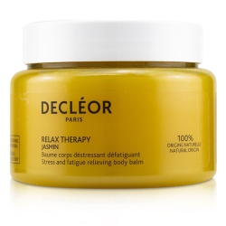DECLEOR Jasmin Relax Therapy Stress & Fatigue Relieving Body Balm - Salon Size (Packaging Random Pick) - 250Ml/8.4OZ