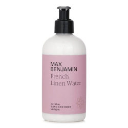 MAX BENJAMIN Natural Hand & Body Lotion - French Linen Water - 300Ml