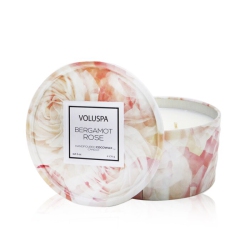 VOLUSPA 2 Wick Tin Candle - Bergamot Rose - 170G/6OZ