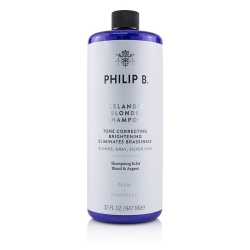 PHILIP B Icelandic Blonde Shampoo (Tone Correcting Brightening Eliminates Brassiness - Blonde, Gray H 947Ml/32OZ In Silver