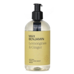 MAX BENJAMIN Natural Hand & Body Wash - Lemongrass & Ginger - 300Ml