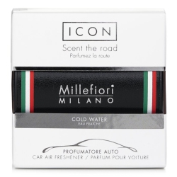 MILLEFIORI Icon Urban Car Air Freshener - Cold Water - 1PC