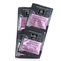 APIVITA Express Beauty Face Mask With Clay (Gentle Cleansing) - 6X(2X8Ml) In Pink