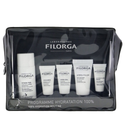 FILORGA 100% Hydration Routine Set: Oxygen Peel 50Ml+Meso Mask 7Ml + Hydra-Hyal 7Ml + Hydra-Filler 15Ml+ Oxygen Glow Eyes 4Ml +