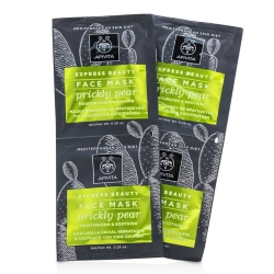 APIVITA Express Beauty Face Mask With Prickly Pear (Moisturizing & Soothing) - 6X(2X8Ml)
