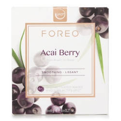 FOREO Ufo Smoothing Mask - Acai Berry (for Fine Lines & Wrinkles) - 6X6G