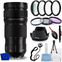 PANASONIC Lumix S Pro 70-200MM F/2.8 O.i.s. Lens S-E70200 - 7PC Accessory Bundle