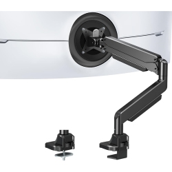 NIERBO Single Monitor Mount for 22-43 Inch Ultrawide Computer Screen, Premium Aluminum Heavy Duty Monitor Arm Desk Mount Holds 6.6Lbs to 33Lbs, Gas