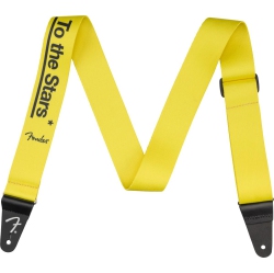 FENDER Tom Delonge to The Stars Guitar Strap - Graffiti In Yellow
