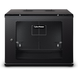CYBERPOWER Carbon Cr9U61003 9U Wall Mount Rack Enclosure In Black