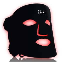 EZ-X Pro Light Mask - Near Infra & Light Therapy for Face - Extra Power - 240 Leds - Wireless Led Face Mask for Anti Aging [With Carrying Bag]