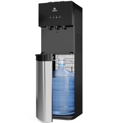 AVALON Bottom Loading Water Cooler Water Dispenser, 3 Temperature, Ul/energy Star Approved & Stainless Steel In Black