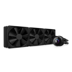 NZXT 360MM Aio Cpu Liquid Cooler With Customizable Lcd Display, High-Performance Pump, 3 Fans - In Black