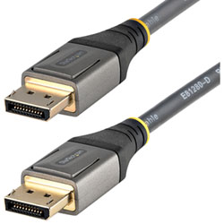 Câble Certifié Vesa Displayport 1.4 De 5 M (16,4 Pi) De Startech (Dp14Vmm5M) - Gris/noir