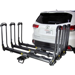 SARIS Mhs Hitch Bike Rack - 3 Bikes Modular Bike Rack Hitch System for Cars, Trucks And Suvs