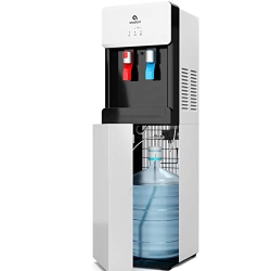 AVALON Bottom Loading Water Cooler Dispenser, Hot/cold, Child Safety Lock, Ul/energy Star Approved- In White
