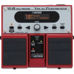 BOSS - Audio Ve-20 Vocal Effects Processor (Red)