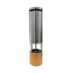 JS GOURMET - Electric Salt Or Pepper Mill In Stainless Steel