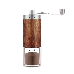 JS GOURMET - Manual Coffee Grinder With Adjustable Settings In Brown