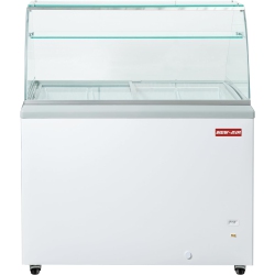 NEW AIR REF New Air Commercial 41" 9.9 Cu. Ft. Ice Cream Dipping Cabinet (Nif-41-Dc) - White/grey